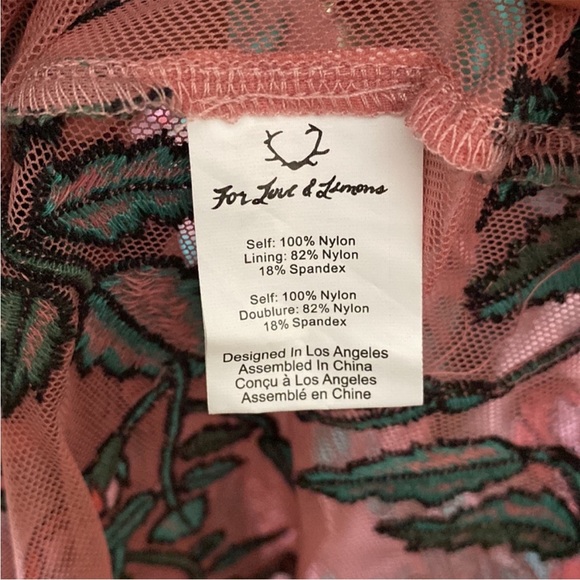 For Love & Lemons Rosali Floral Lace Dress - Picture 9 of 10